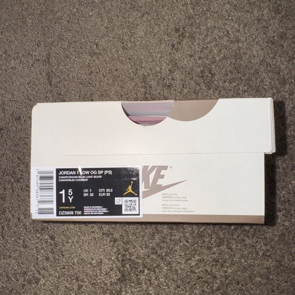 Size 1Y PS Travis Scott x Air Jordan 1 Retro OG SP Low “Canary” ✅Brand New✅ - Picture 2 of 7